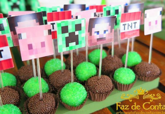 Festa do Minecraft: Decoração de Aniversário